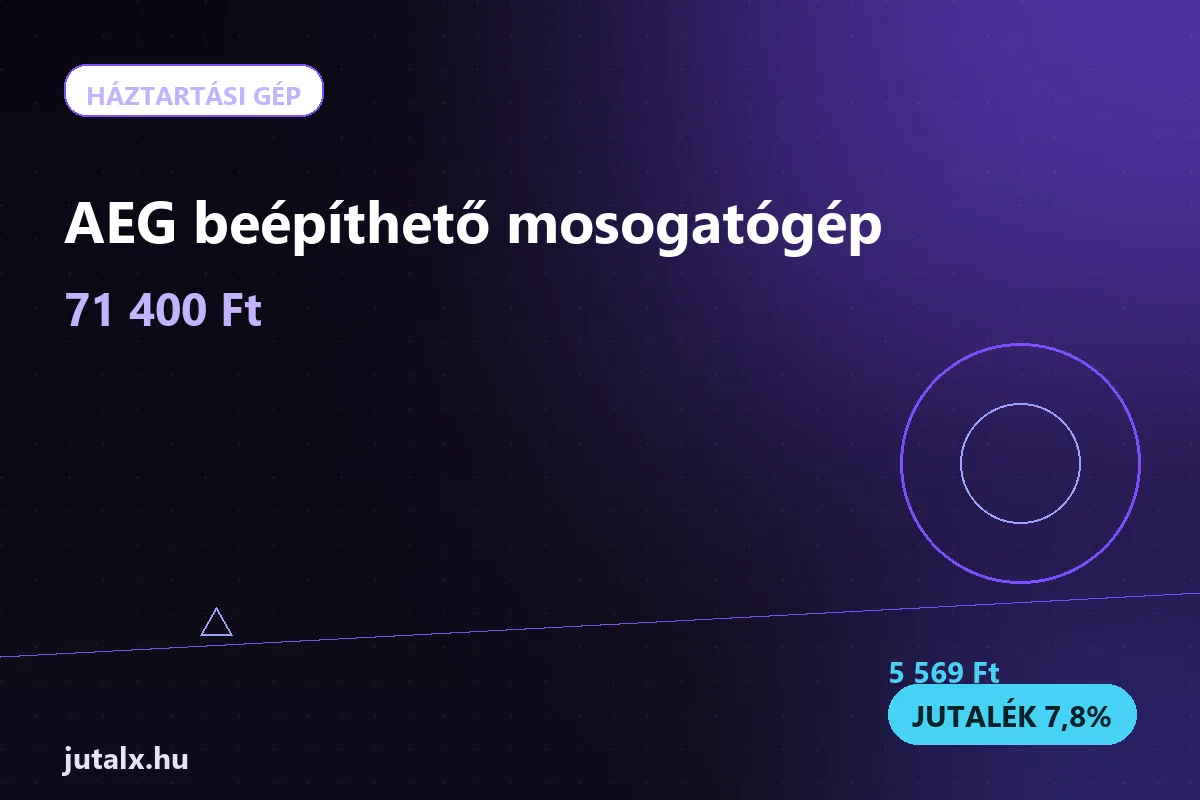 AEG beépíthető mosogatógép — Háztartási gép ajánlat jutalékkal