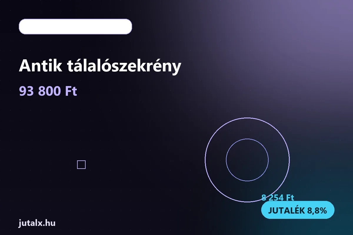 Antik tálalószekrény — Bútor és lakberendezés ajánlat jutalékkal