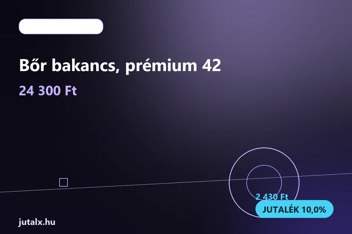 Bőr bakancs, prémium 42 — Ruházat és divat ajánlat jutalékkal