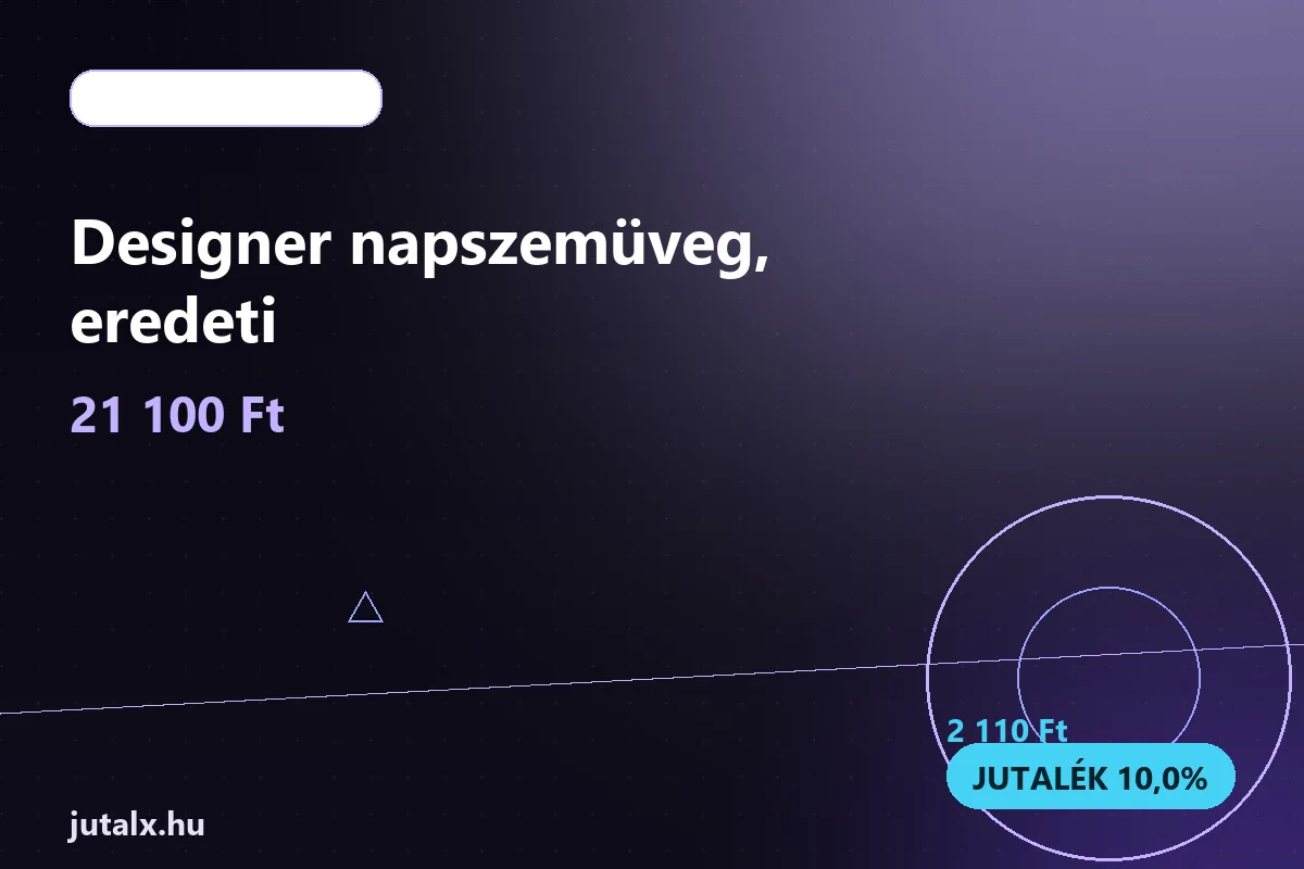 Designer napszemüveg, eredeti — Ruházat és divat ajánlat jutalékkal