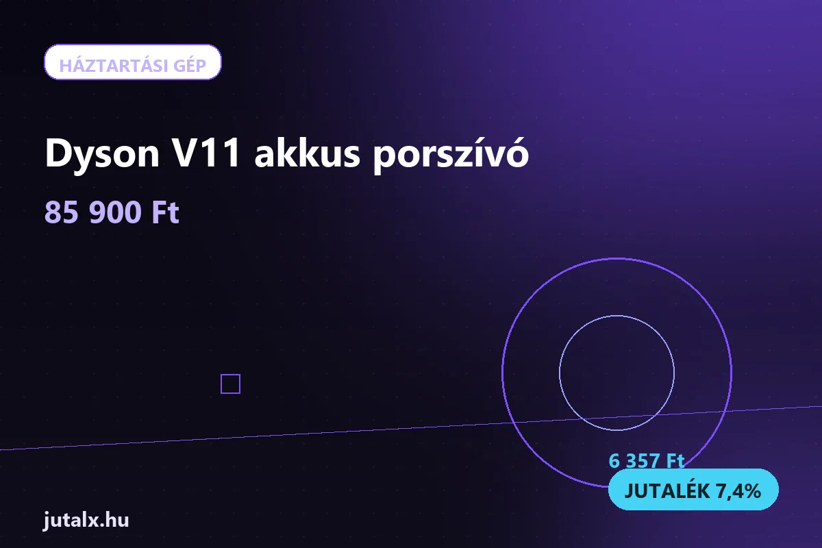Dyson V11 akkus porszívó — Háztartási gép ajánlat jutalékkal