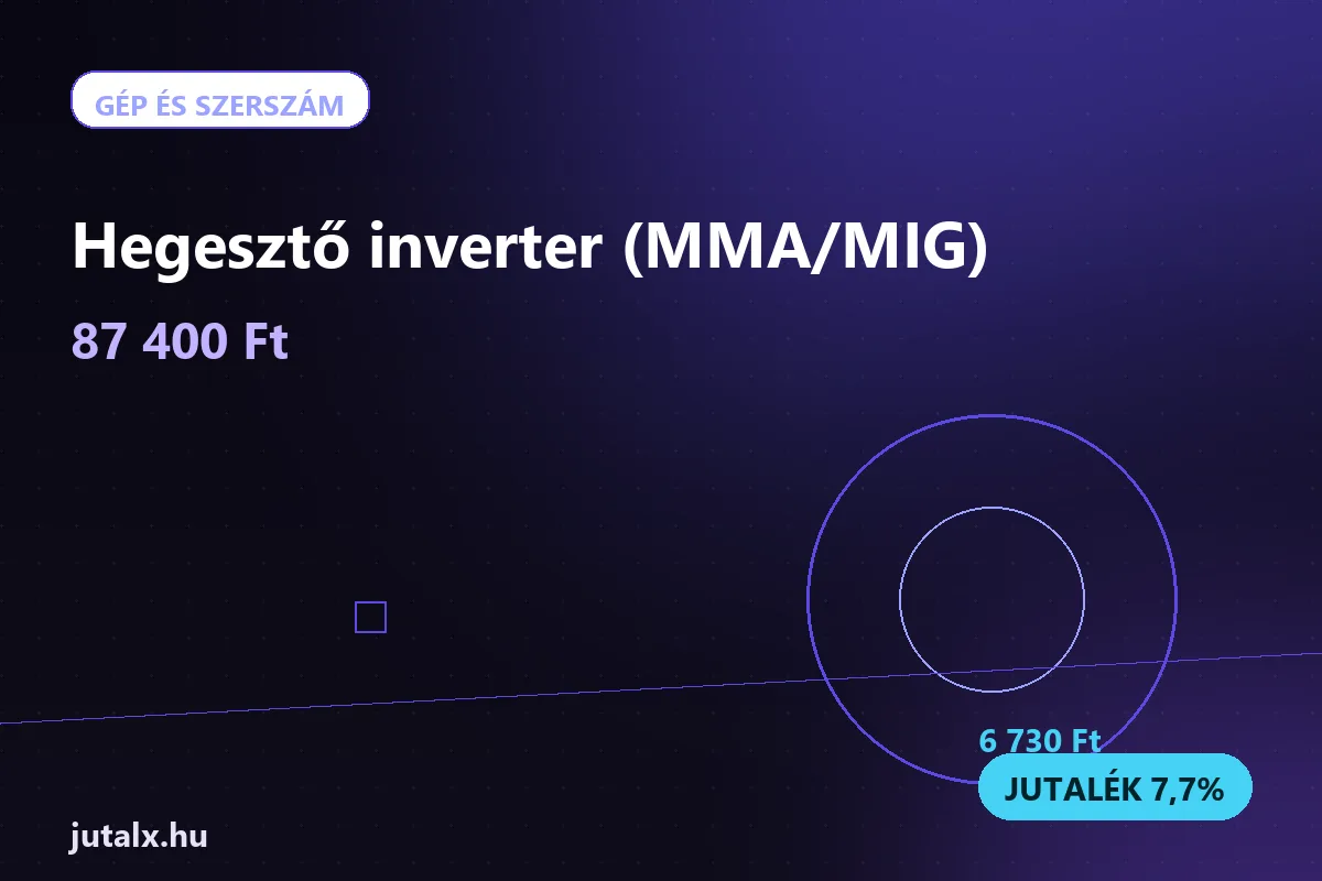 Hegesztő inverter (MMA/MIG) — Gép és szerszám ajánlat jutalékkal