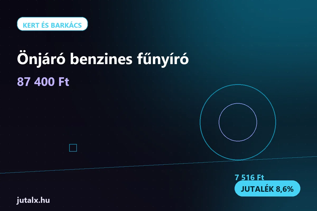 Önjáró benzines fűnyíró — Kert és barkács ajánlat jutalékkal