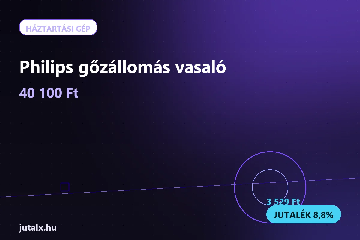 Philips gőzállomás vasaló — Háztartási gép ajánlat jutalékkal