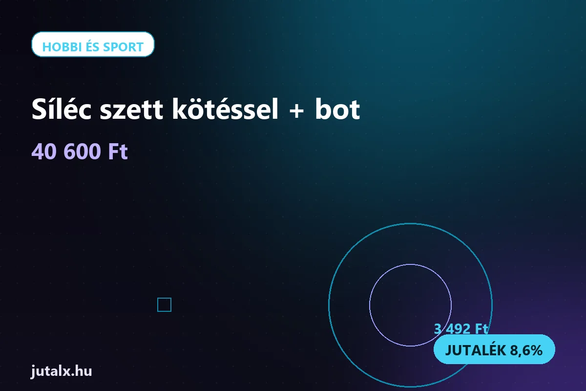 Síléc szett kötéssel + bot — Hobbi és sport ajánlat jutalékkal
